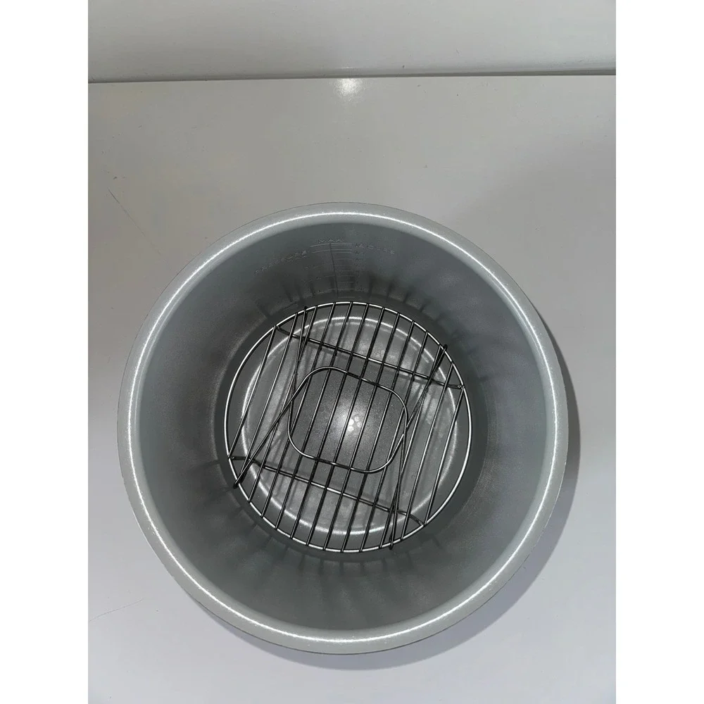 Ninja Foodi 6 Quart Ceramic Inner Pot and Reversible Steam Rack Replacement Set